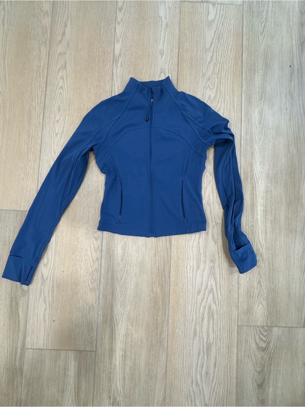 lululemon athletica Navy Blue Full-Zip Bomber Jacket
